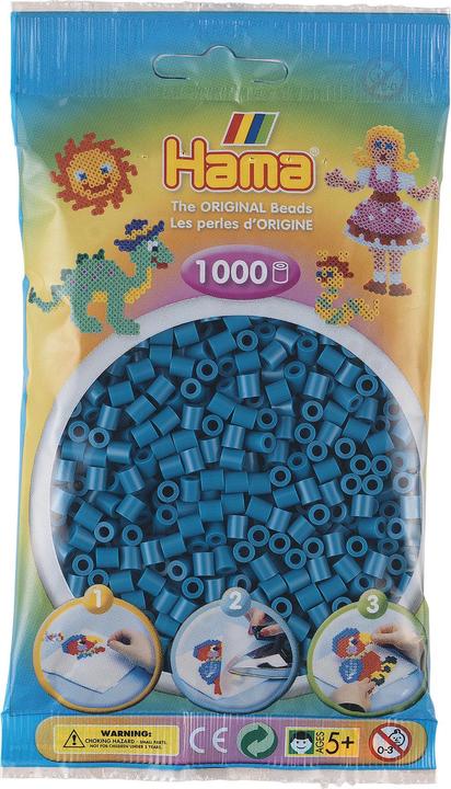 Produktbild Hama Perlen Perlen Petrol 1.000 Stück