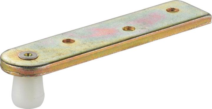 Actual product image Helm 249F Guide roller (door fitting) with plastic roller galvanised steel-yellow