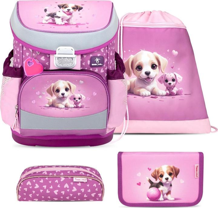 Image du produit Belmil MINI FIT Schulrucksack-Set Little Puppies (17 l)