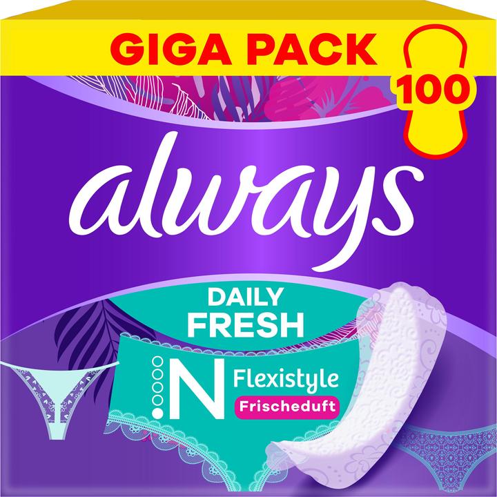 Always Daily Fresh Slim Flexistyle (100 x, Panty liners)