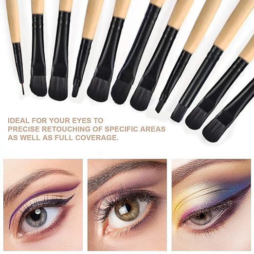 Actual product image Yuwaku 32 pieces Makeup Brushes Set with Bag No.20 (Eyebrows)