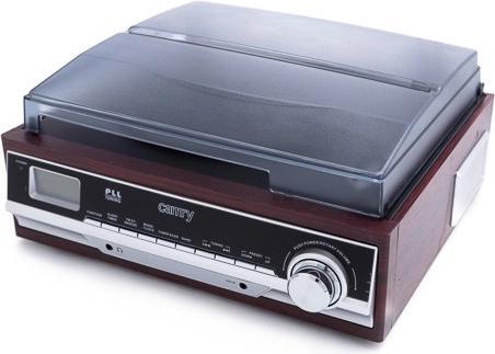 Produktbild Camry CR 1113 Audio-Plattenspieler mit Riemenantrieb, Cappuccino, Chrom, Holz (Halbautomatisch)