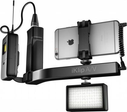 Actual product image IK Multimedia Cell phone tripod mount IP-IKLIP (Tripod smartphone holder)