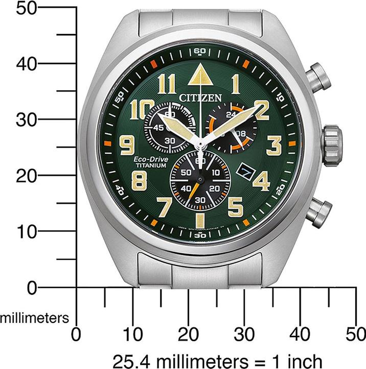 Produktbild Citizen AT2480-81X Eco-Drive Super-Titanium Chronograph 43mm (Chronograph, 42 mm)
