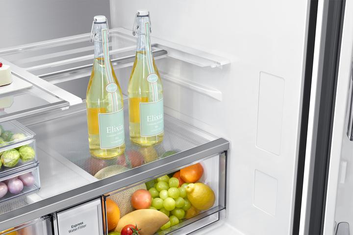 Actual product image Samsung RF65DG9H0ESREF, French Door (stainless steel, Family Hub, Cool Select+, Beverage Centre) (636 l)