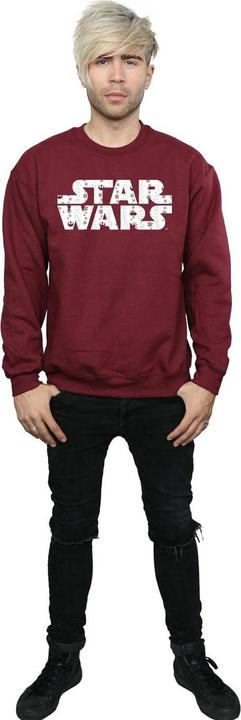 Actual product image Star Wars Mens Christmas Logo Sweatshirt (XL)