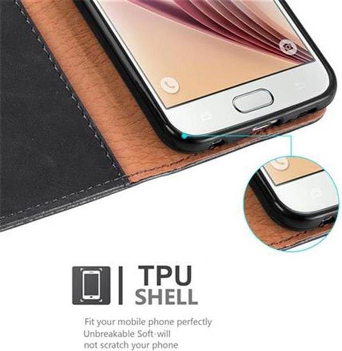Produktbild Cadorabo Book Luxury Cover (Samsung Galaxy S6)
