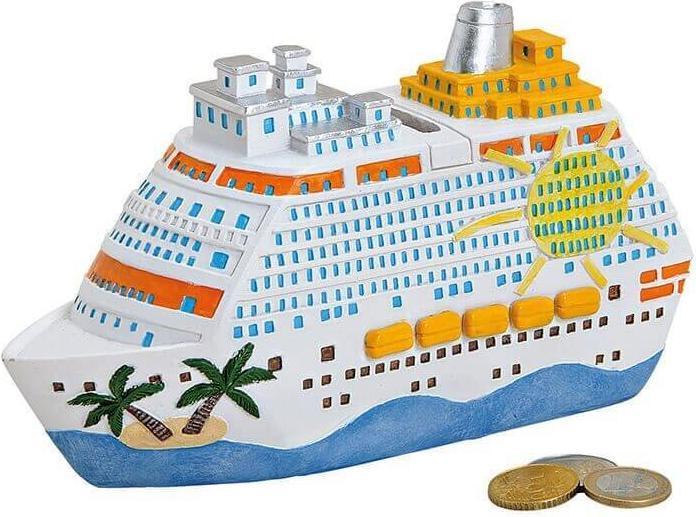 Actual product image G. Wurm Money box cruise ship 7 x 20 x 11 cm (20 x 7 x 11 cm)