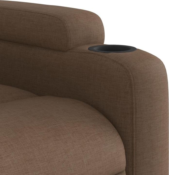 Produktbild VidaXL Massagesessel Braun Stoff,Farbe: Braun,Material: Stoff (100