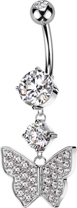 Produktbild Star Piercing Micro Circular Barbell Supernova Absolute Black mit zwei Kugeln (Messing, Chirurgenstahl 316L)