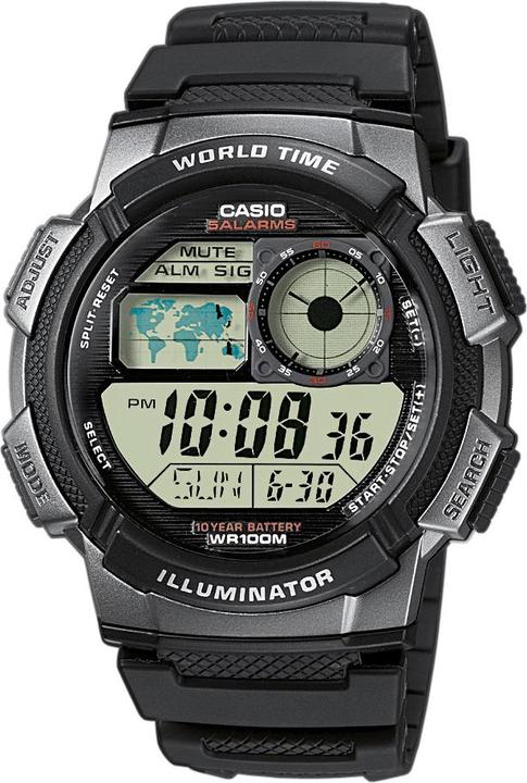 Image du produit Casio Standard - AE-1000W-1BVEF (Montre numérique, 48.10 mm)