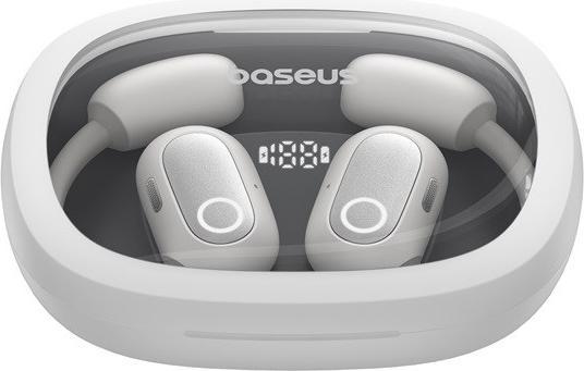 Actual product image Baseus Eli Fit Open- Ear Headset Drahtlose Konnektivität/Musik USB Typ-C Bluetooth Weiss (7.50 h, Wireless)