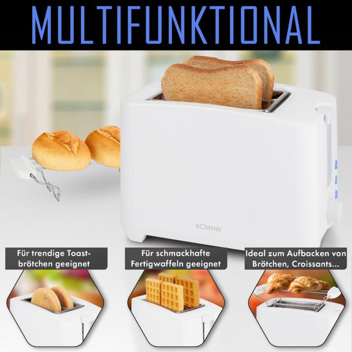 Produktbild Bomann TA 6065 CB Toaster weiss