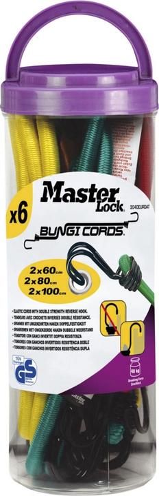 Immagine prodotto Master Lock Set di corde di tensione in gomma