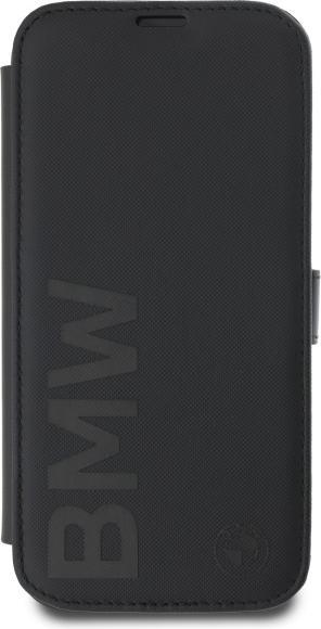 Immagine prodotto BMW BMBKP16L23RMRLK Custodia per iPhone 16 Pro 6,3" in pelle nera Signature Leather Wordmark (Apple iPhone 16 Pro)