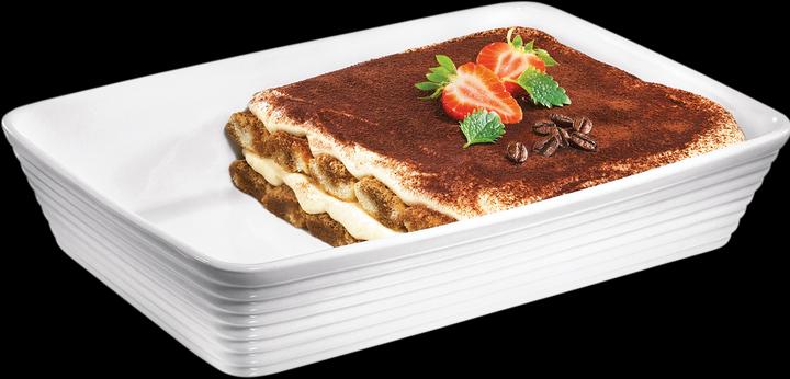 Actual product image Küchenprofi Burgundy Porcelain Rectangular Serving Bowl