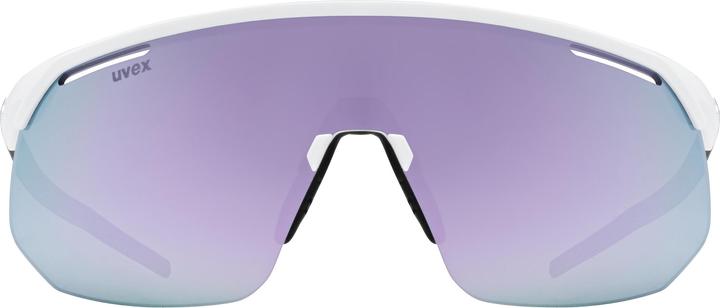 Actual product image Uvex Sports pace one (White Matt, mirror lavender (S3))