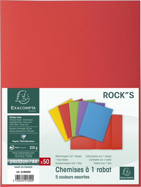 Produktbild Exacompta Sammelmappen - Aktendeckel (A4, 50 x)