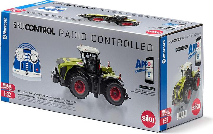Produktbild Siku Claas Xerion 5000 Trac VC Set mit Bluetooth Fernsteuerung und APP