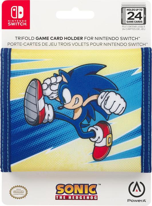 Immagine prodotto NoName Porta carte di gioco trifold per Nintendo Switch - Sonic Kick (Switch)