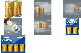Actual product image Varta Longlife (2 pcs., D, 15800 mAh)