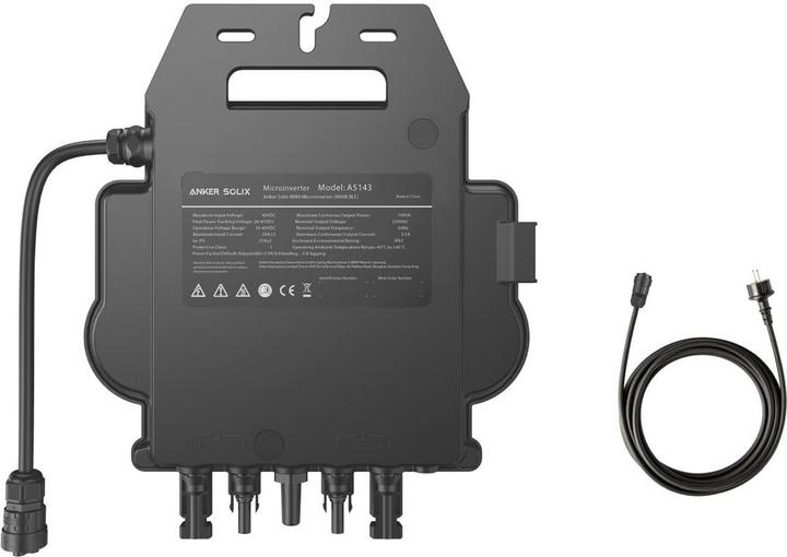 Anker MI BLE Microinverter + Panel Extension Cable, Schuko Connection Cable