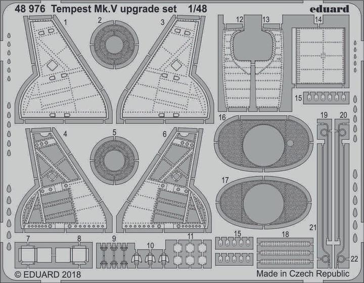 Produktbild Eduard Tempest Mk.V upgrade set for