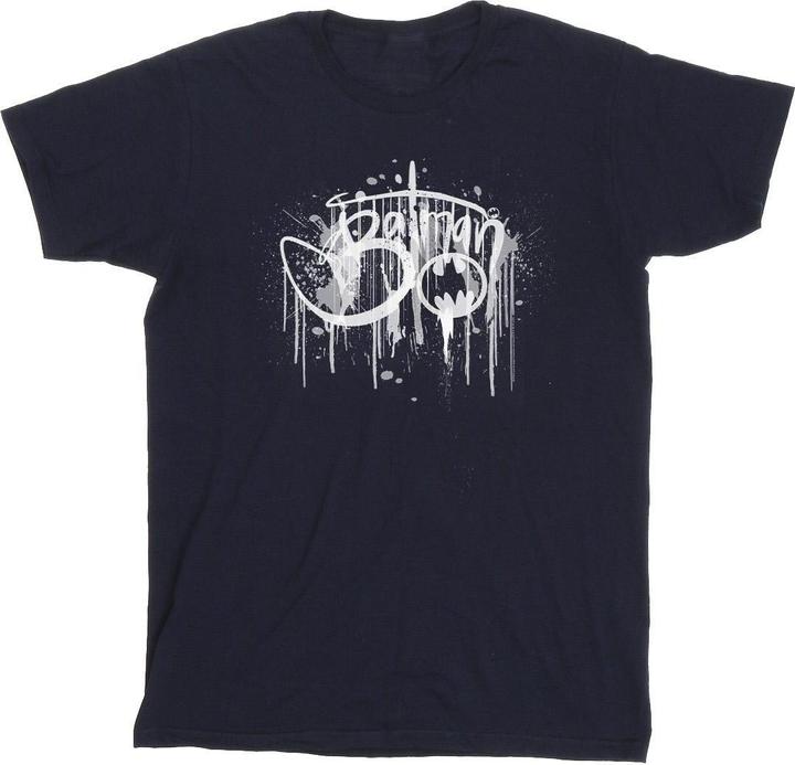 Actual product image Mens Batman Paint Splatter T-Shirt (L)