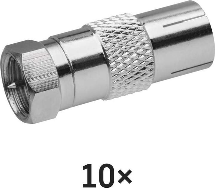Actual product image Emos Reduction F plug - IEC socket, 10 pcs.