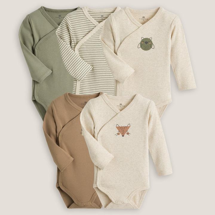 La Redoute Collections 5er-Pack Bodys ab der Geburt (74)