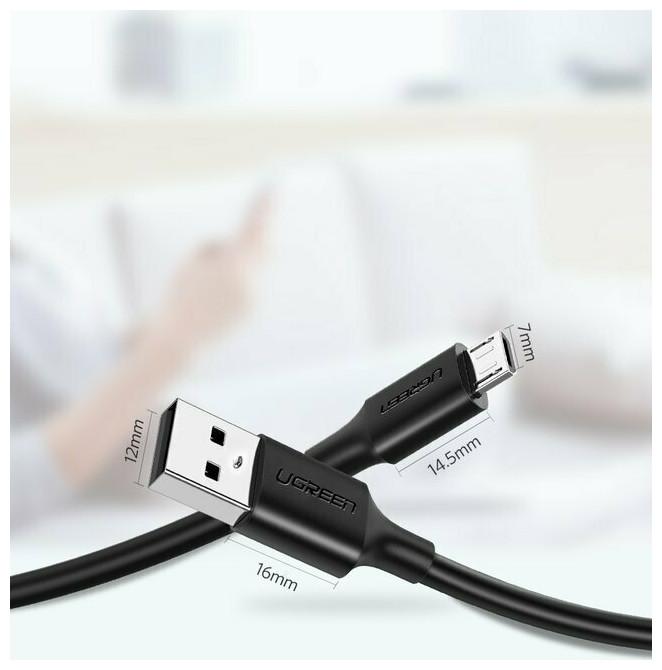 Actual product image Ugreen USB A - Micro USB (1 m, USB 2.0)