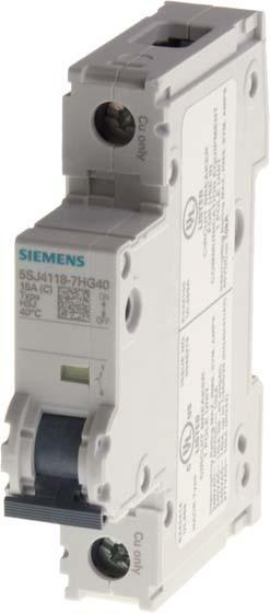 Produktbild Siemens SIEM 5SJ4105-7HG40 Einbauautomat C 0,5A 1p 15kA