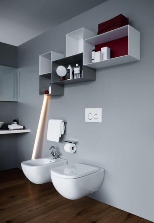 Immagine prodotto Laufen Sedile per WC Run Palomba con rivestimento e meccanismo di chiusura morbida, H891802