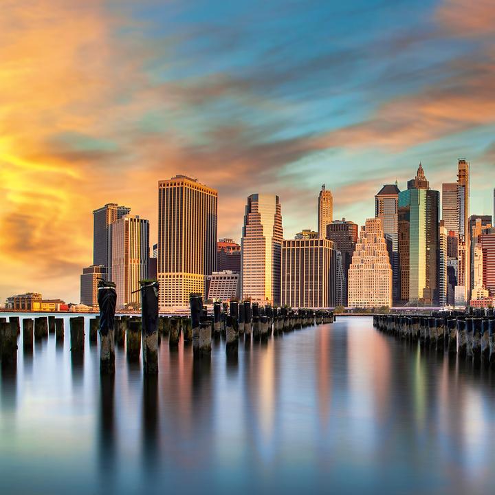 Produktbild New York Sunrise 2024 (30 x 30 cm, Harter Einband, Niederländisch, Spanisch, Polnisch, Tschechisch, Italienisch, Englisch, Deutsch, Französisch)