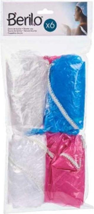 Image du produit Berilo bonnet de douche set multicolore 28 cm plastique (12 pièces) (Lotion de toilette intime)