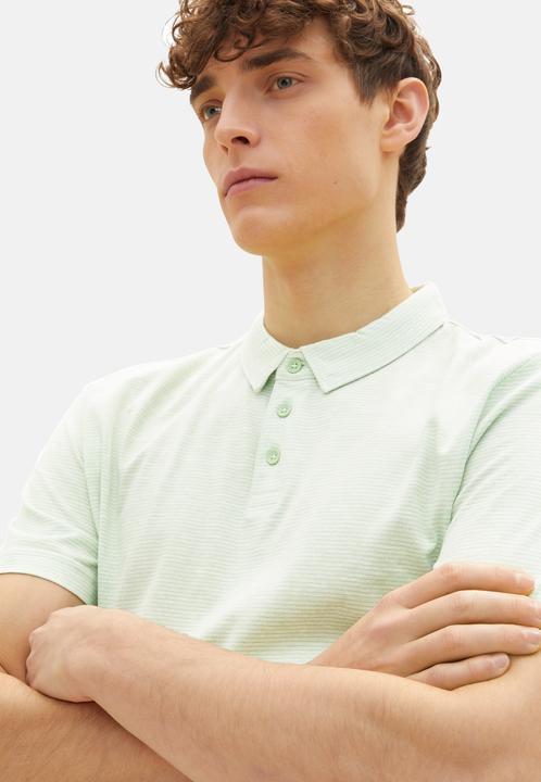 Produktbild Tom Tailor Poloshirt Kurzarmshirt mit Polokragen gestreift (XL)
