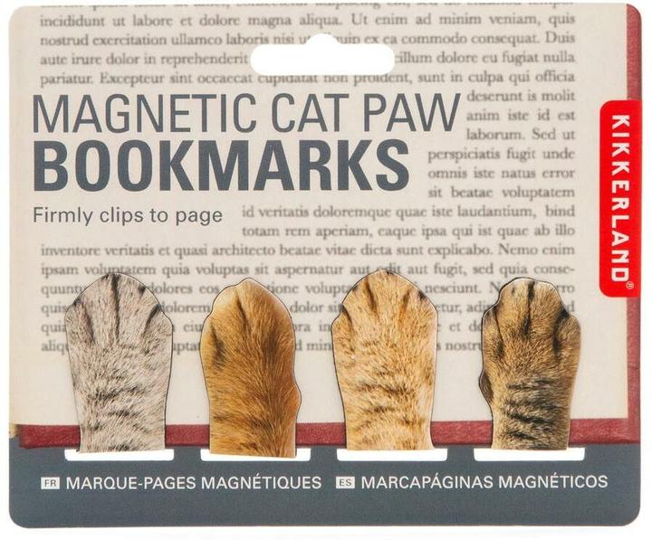 Image du produit Kikkerland Lesezeichen Katzenpfoten