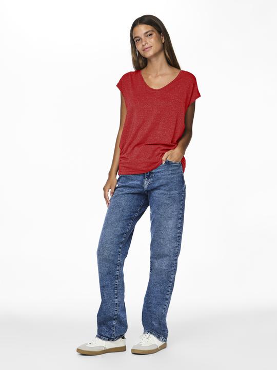 Actual product image Pieces Pcbillo Tee Lurex Stripes Noos Bc (XS)