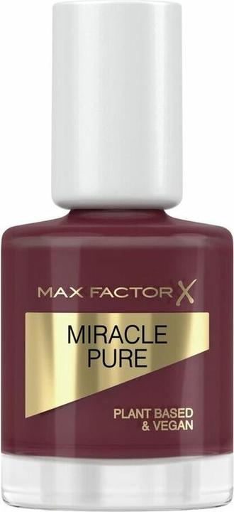 Actual product image Max Factor Miracle Pure Nail No 373 (373 Regal Garnet, Gel-Effect Nail Polish)