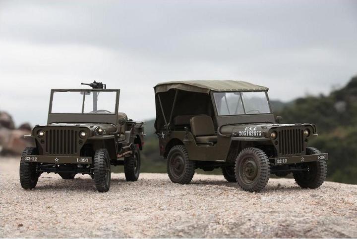 Produktbild D-Power Modellbau-Verdeck Willys Jeep 1:6