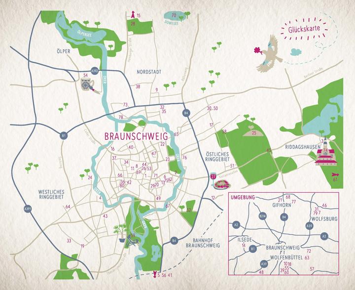 Image du produit Glücksorte in und um Braunschweig (Allemand, Monika Herbst, 2019)