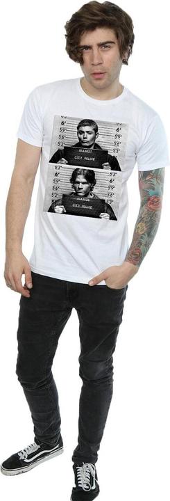 Image du produit Supernatural Hommes Winchester Mugshot Cotton T-shirt (S)
