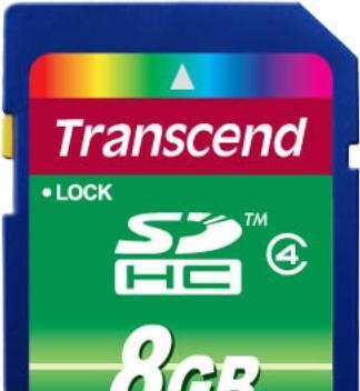 Actual product image Transcend SDHC Standard (8 GB, SDHC)