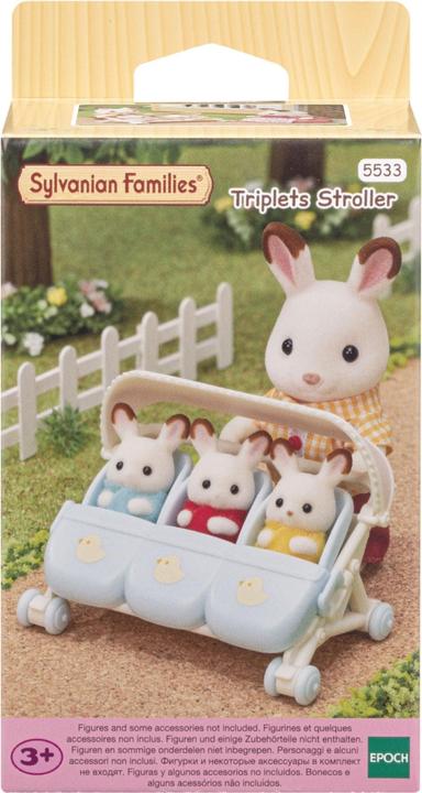 Actual product image Sylvanian Families Triplets Stroller