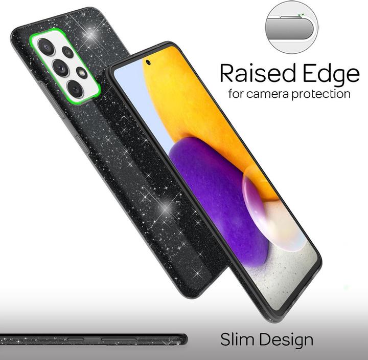 Produktbild Nalia Glitzer Handyhülle (Samsung Galaxy A72)
