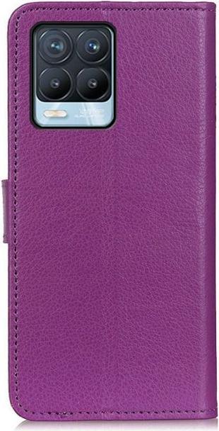 Actual product image MU Classic Litchi Leather Bookcover Series (Realme 8 Pro, realme 8)