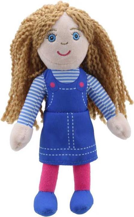 Produktbild The Puppet Company Fingerpuppe Mädchen, blaues Oberteil