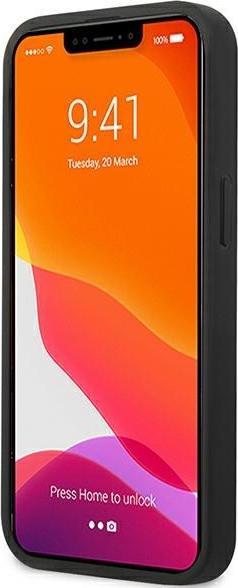 Image du produit Mercedes AMG AMHCP14MDOLBK iPhone 14 Plus 6,7" czarny/black étui rigide en cuir estampillé à chaud (Apple iPhone 14 Plus)