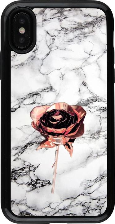 Immagine prodotto PhoneLook Coque Hybrid Armor noir Marmo Oro Rosa (Apple iPhone X, Apple iPhone XS)