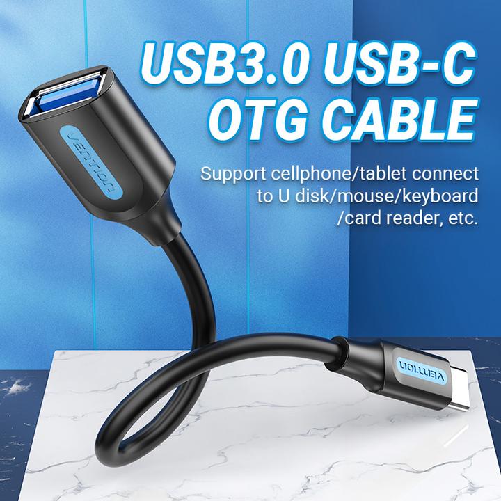 Produktbild Vention USB C — USB A (0.15 m, USB 3.1)